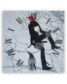 Wall clock - Bird in a suit sitting on a branch - Lili Chartrand | FEEBY
