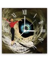 Wall clock - Woman in a magic tunnel - Lili Chartrand | FEEBY