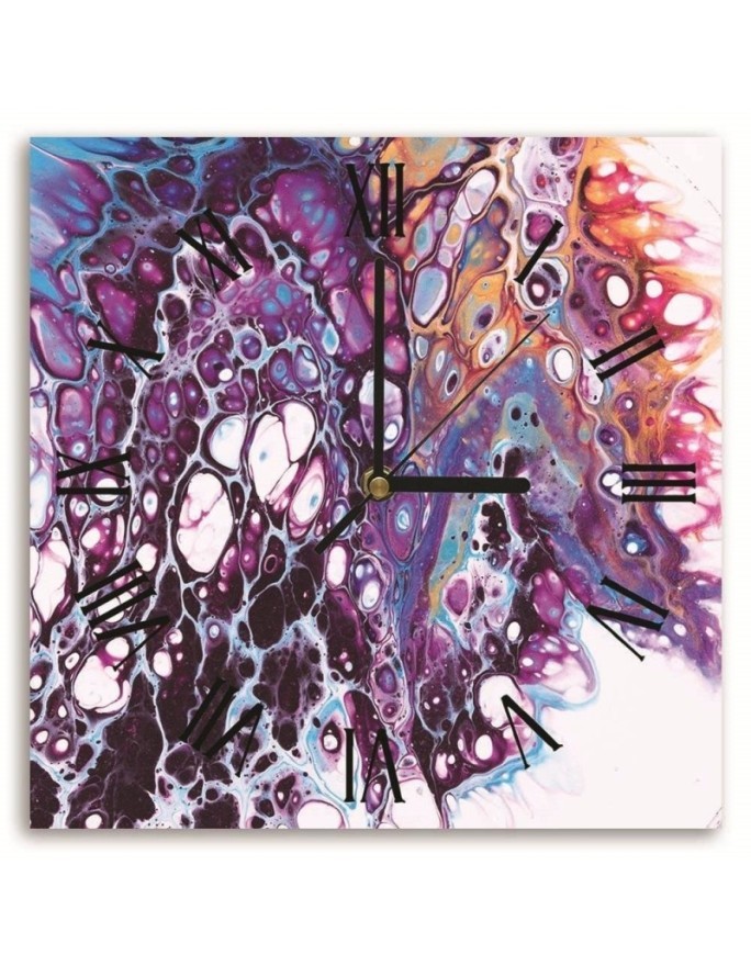 Wall clock - Colour of chaos - Mayuko Miura | FEEBY