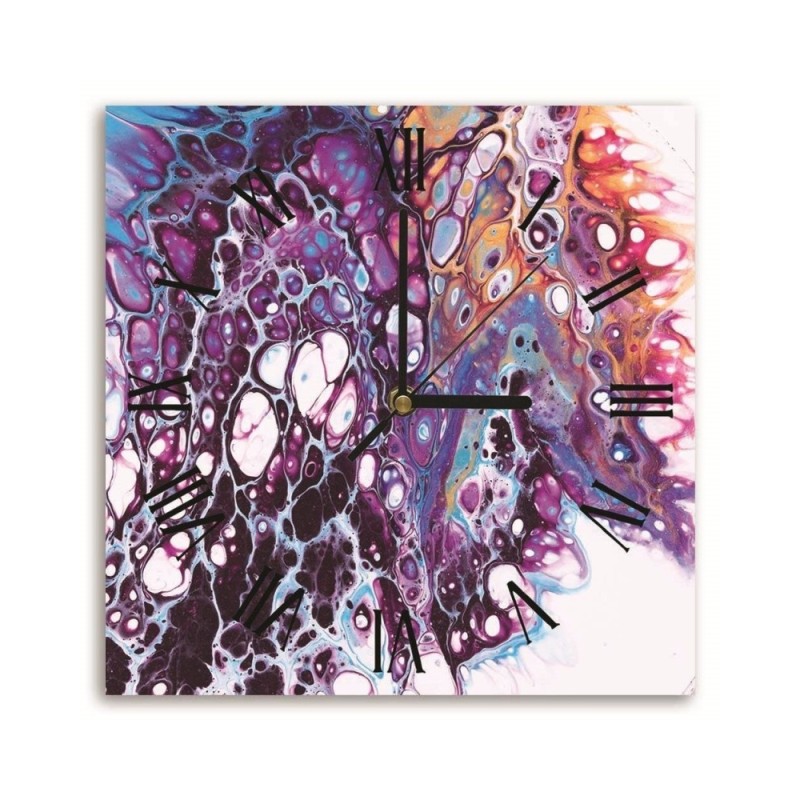 Wall clock - Colour of chaos - Mayuko Miura | FEEBY