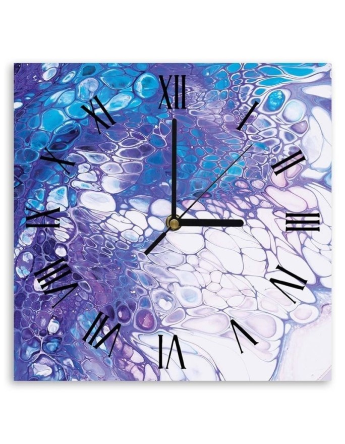 Wall clock - Madness depicted in paint - Mayuko Miura | FEEBY