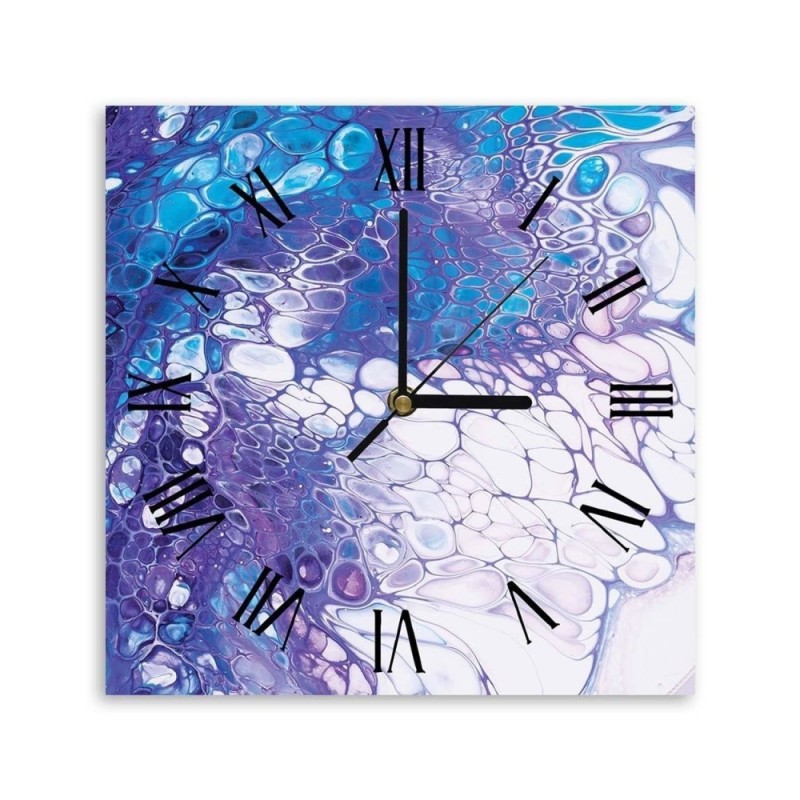 Wall clock - Madness depicted in paint - Mayuko Miura | FEEBY