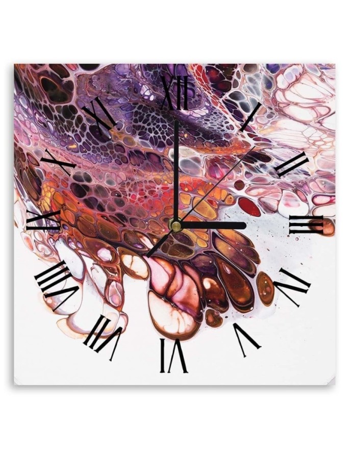 Wall clock Paint in Water -...