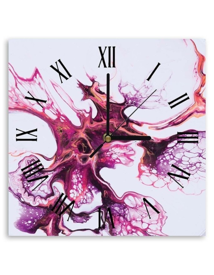Wall clock - Colourful happiness - Mayuko Miura | FEEBY
