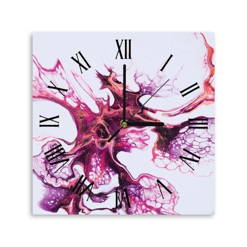 Wall clock - Colourful happiness - Mayuko Miura | FEEBY