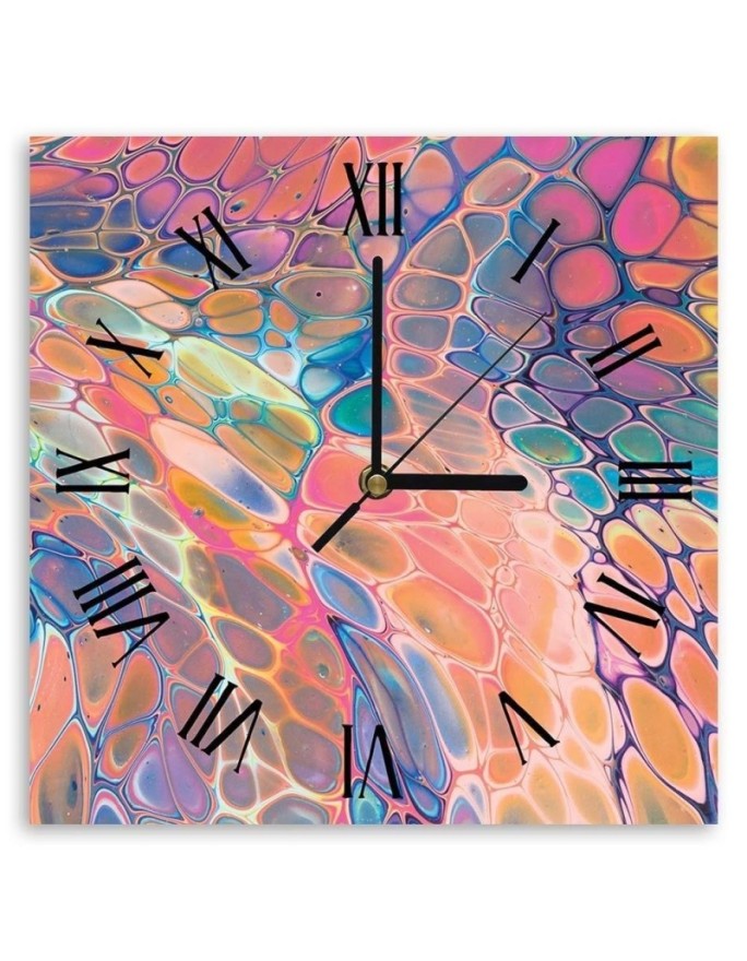 Wall clock Girlish pastels...
