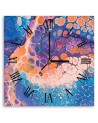 Wall clock - Colourful abstraction - Mayuko Miura | FEEBY