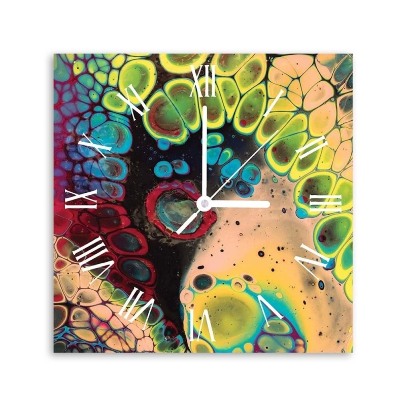 Wall clock - Colours of the rainbow - Mayuko Miura | FEEBY
