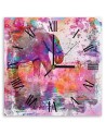 Wall clock - Elephant among the colours - Andrea Haase | FEEBY