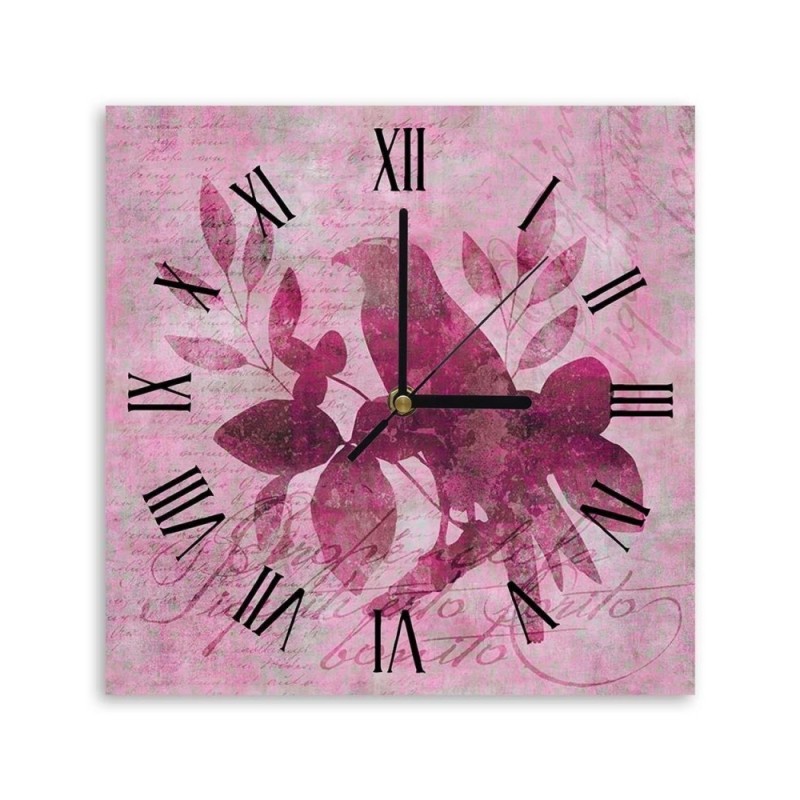 Wall clock - Big bird on a branch - Andrea Haase | FEEBY
