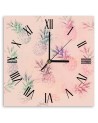Wall clock - Pastel little pineapples - Andrea Haase | FEEBY