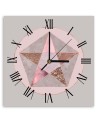 Wall clock - Star in a hexagon - Andrea Haase | FEEBY
