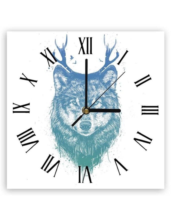 Wall clock - The wolf with horns - Balazs Solti | FEEBY