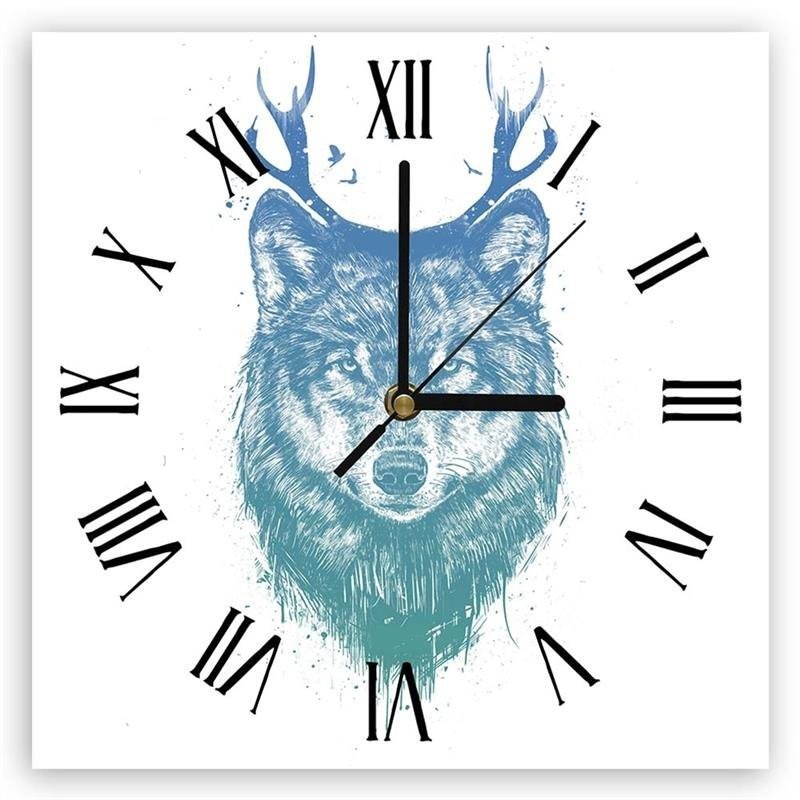 Wall clock - The wolf with horns - Balazs Solti | FEEBY