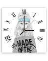 Wall clock - Sporty poodle - Balazs Solti | FEEBY