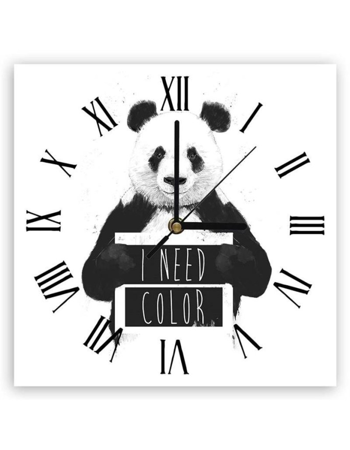Wall clock - I need colour - Balazs Solti | FEEBY