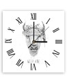 Wall clock - Bison head - Balazs Solti | FEEBY