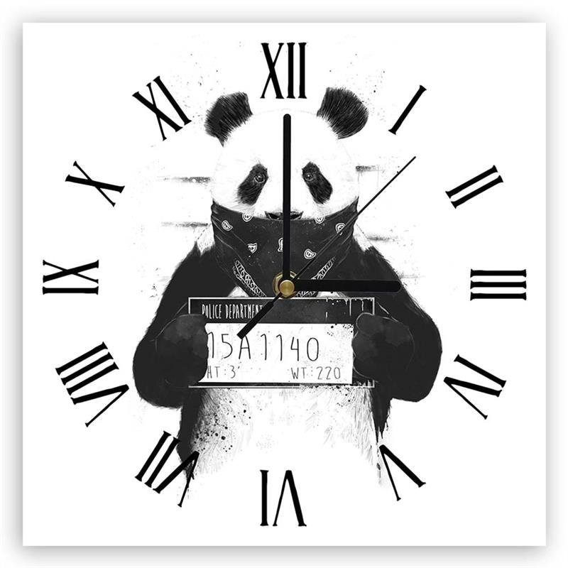Wall clock - Panda in prison - Balazs Solti | FEEBY