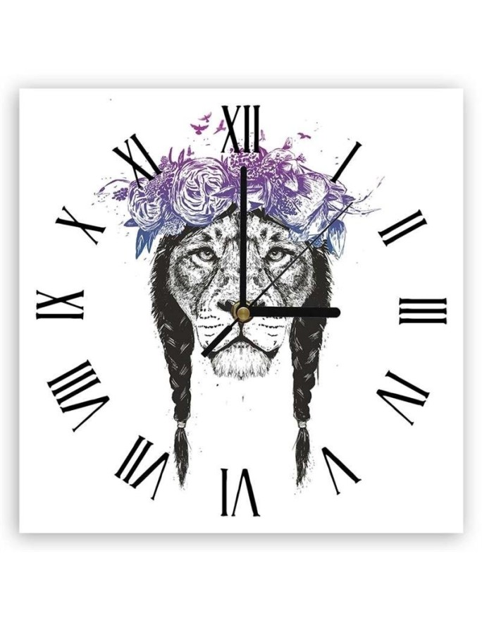Wall clock Lioness and...