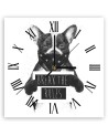 Wall clock - French Bulldog as a criminal - Balazs Solti | FEEBY