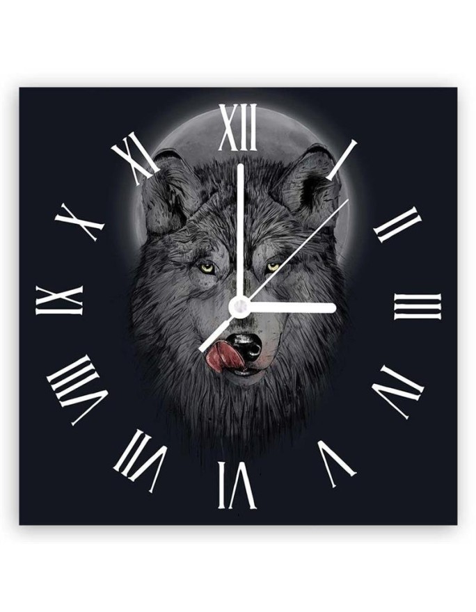 Wall clock Hungry wolf -...