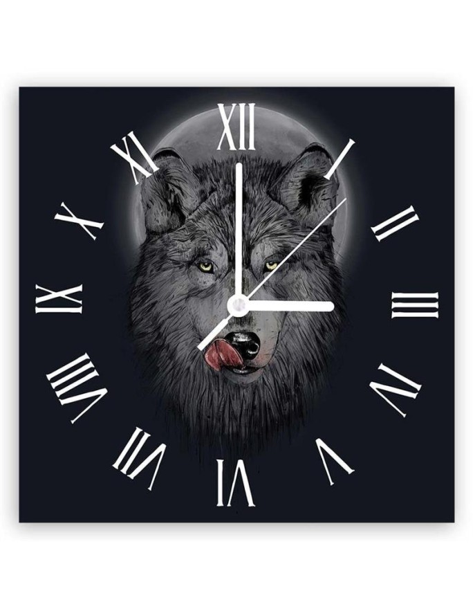 Wall clock - Hungry wolf - Balazs Solti | FEEBY