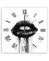 Wall clock - Black lips - Balazs Solti | FEEBY