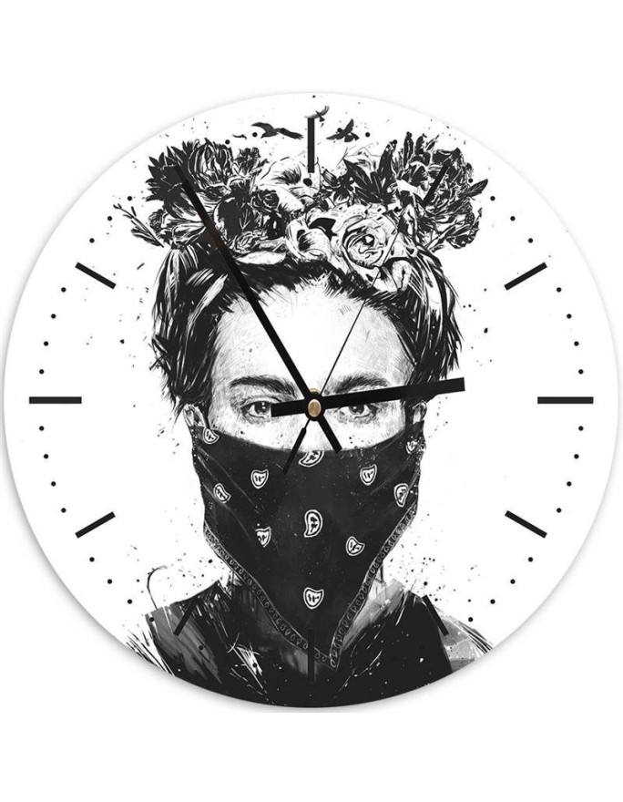Wall clock - Frida in a bandama - Balazs Solti | FEEBY