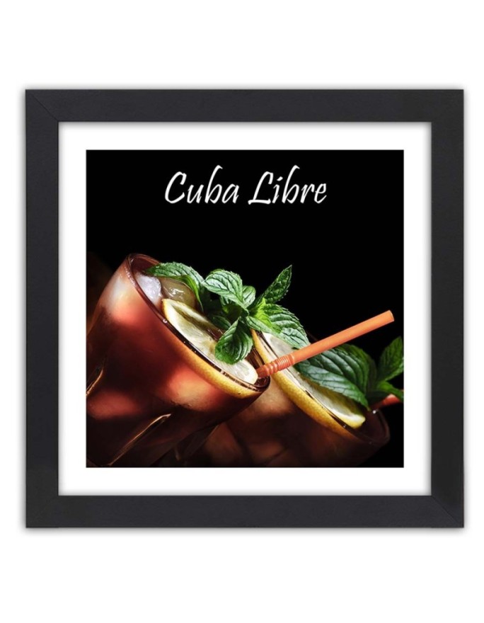 Poster Cuba Libre cocktail