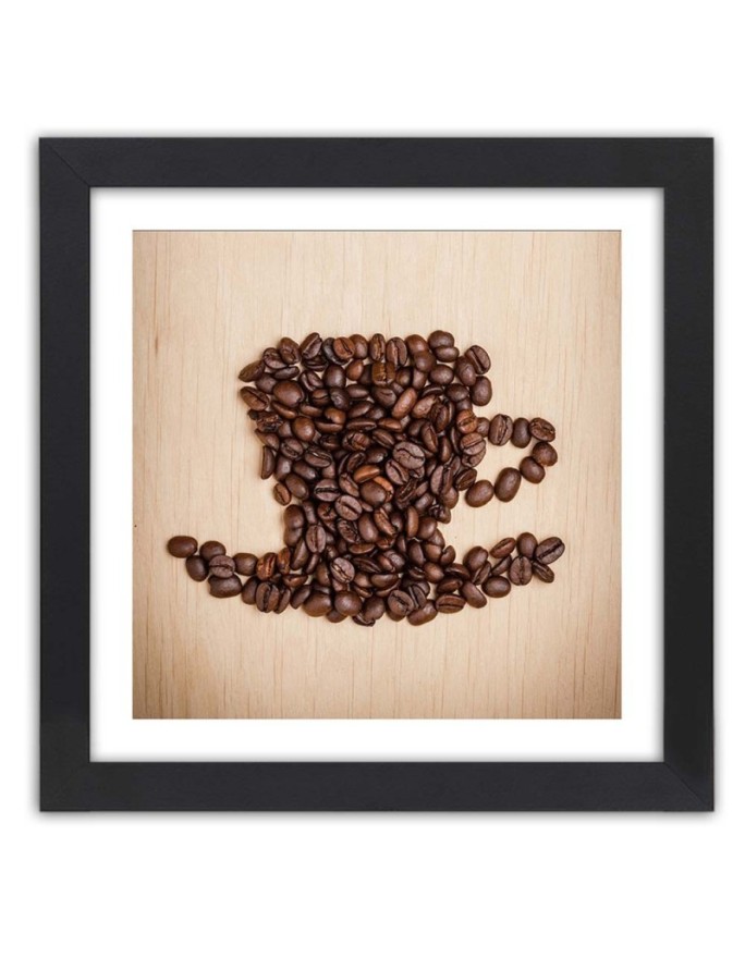 Poster Cup of coffee beans