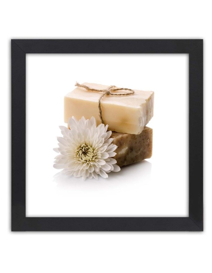 Poster Soap and flower for spa