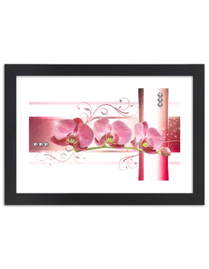 Poster Pink orchids