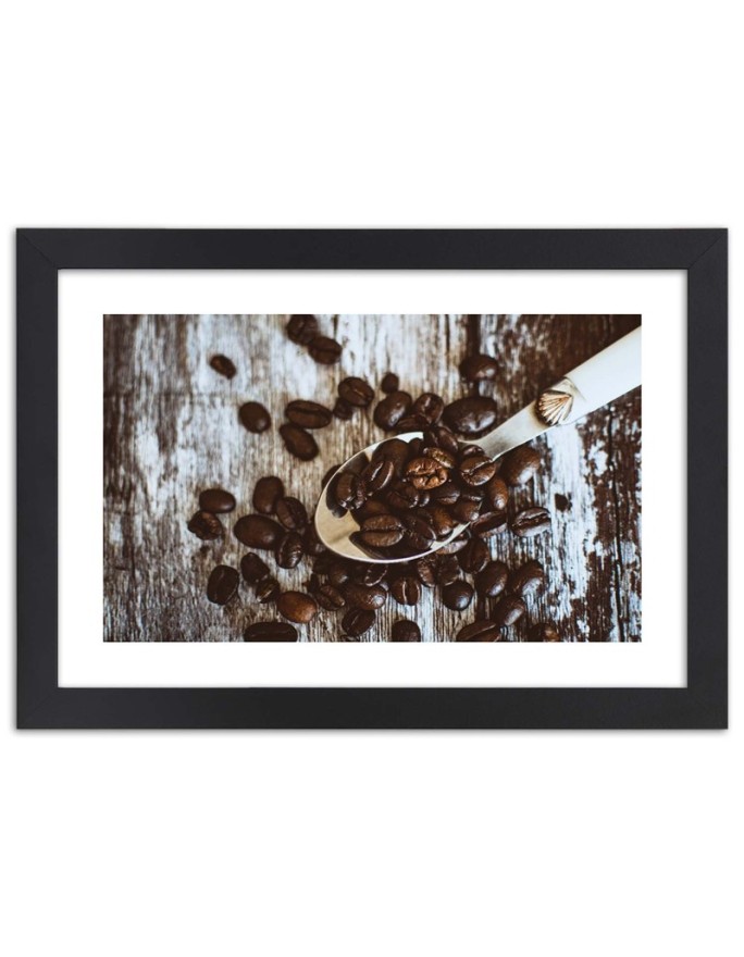 Poster Vintage coffee beans