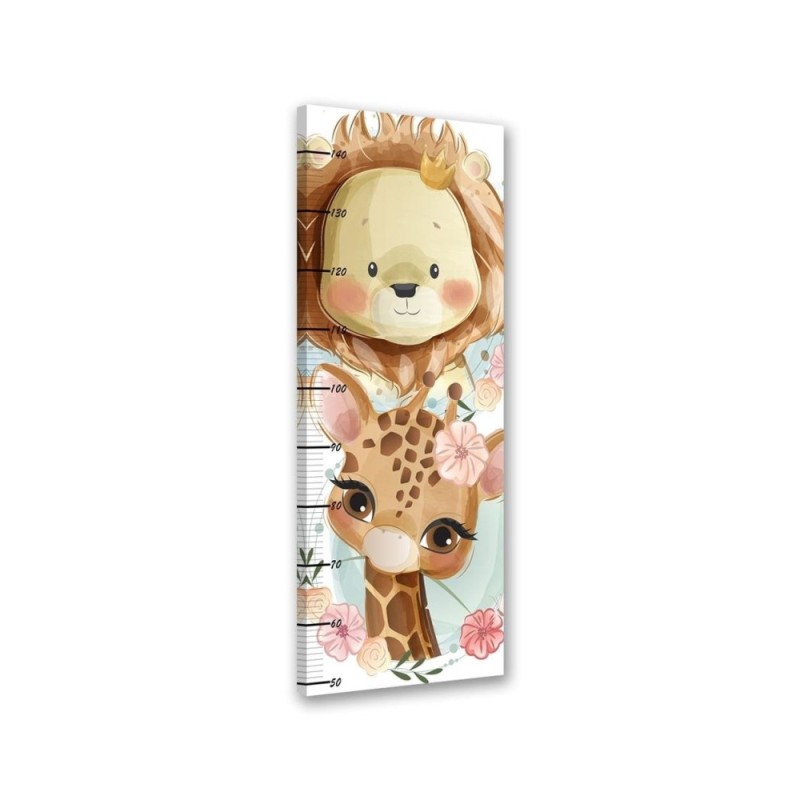 Growth Measure Lion and giraffe