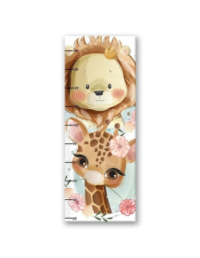 Growth Measure Lion and giraffe
