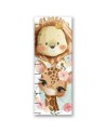 Growth Measure Lion and giraffe