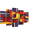 Prints on canvas Colourful abstraction for living room.Check our offer | FEEBY