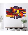Prints on canvas Colourful abstraction for living room.Check our offer | FEEBY