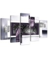 Artworks Purple 3D abstract Canvas painting for office wall.Buy now | FEEBY