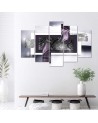 Artworks Purple 3D abstract Canvas painting for office wall.Buy now | FEEBY