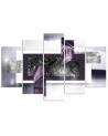 Artworks Purple 3D abstract Canvas painting for office wall.Buy now | FEEBY