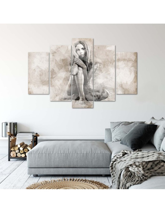 Nude of a woman wall art, canvas prints for bedroom | FEEBY