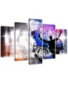 Decorative canvas wall decor DJ Music abstract | FEEBY