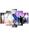 Decorative canvas wall decor DJ Music abstract | FEEBY