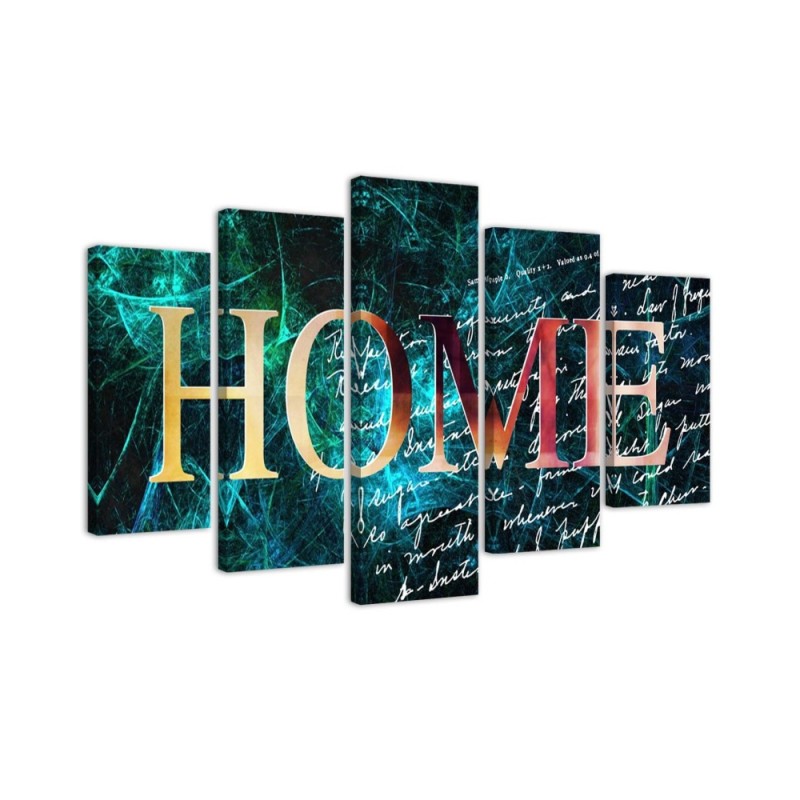 Canvas art prints Home abstract for room, office, living room for wall | FEEBY