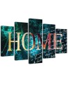Canvas art prints Home abstract for room, office, living room for wall | FEEBY