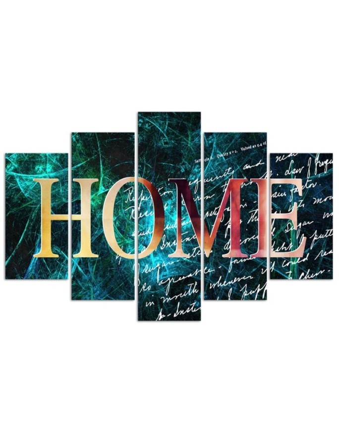 Canvas art prints Home abstract for room, office, living room for wall | FEEBY