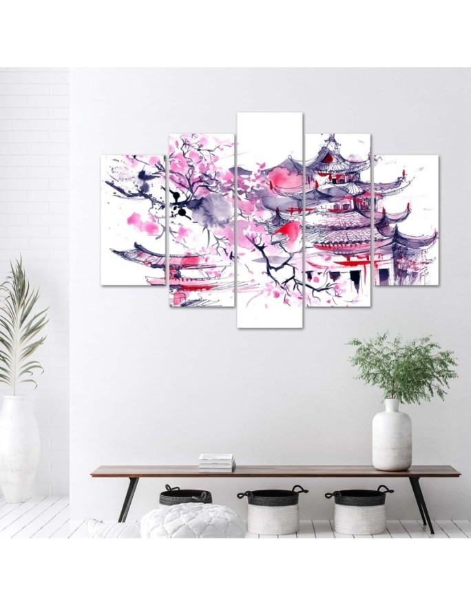 Canvas prints Japanese landscape for room, office, living room for wall | FEEBY