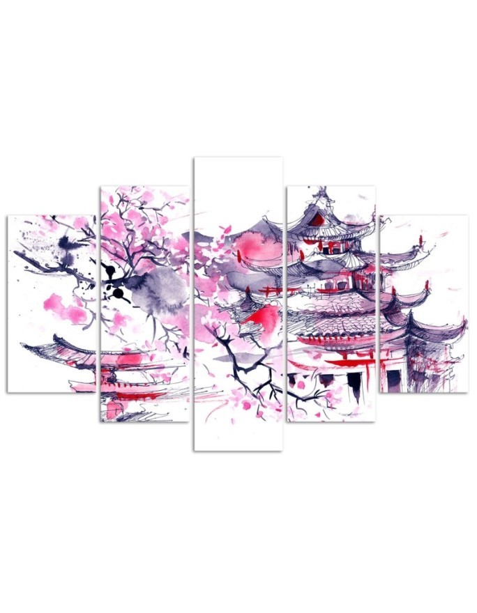 Canvas prints Japanese landscape for room, office, living room for wall | FEEBY