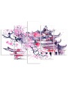Canvas prints Japanese landscape for room, office, living room for wall | FEEBY